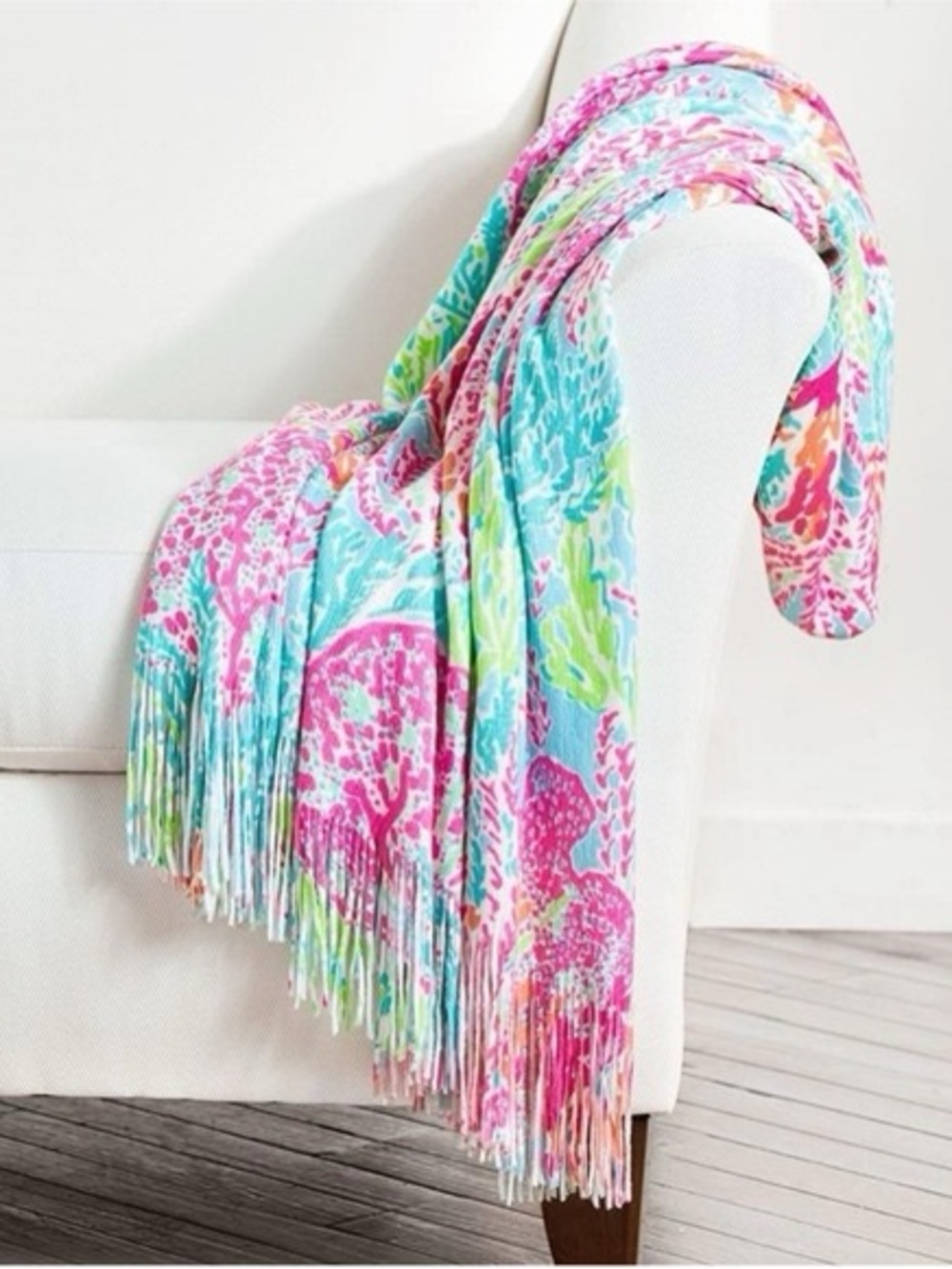 Lilly Pulitzer for Pottery Barn - Let’s Cha Cha Throw
